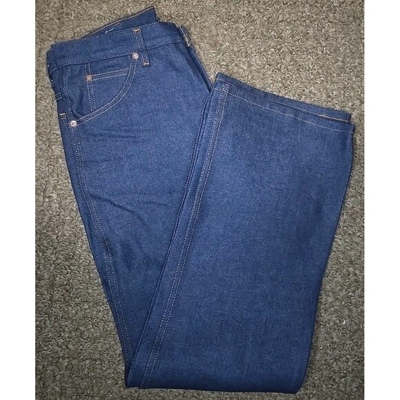 Vintage Sears Genuine Roebucks Men's Jeans 34x30 NOS 100% Cotton Boot Cut - Picture 3 of 7